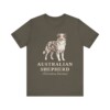 Australian Shepherd Latin Shirt, Vintage Dog Sketch Tee, Dog Latin Gift Australian Shepherd Latin Shirt, Vintage Dog Sketch Tee, Dog Latin Gift