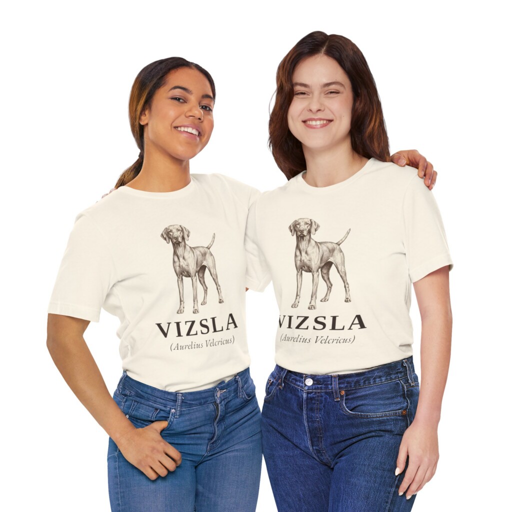 Vizsla Latin Shirt, Vintage Dog Sketch Tee, Dog Latin Gift
