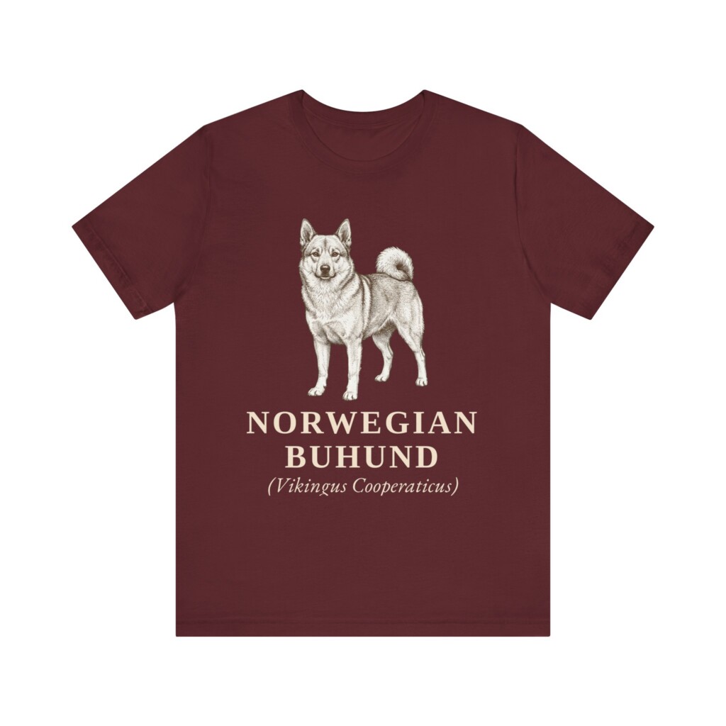 Norwegian Buhund Latin Shirt, Vintage Dog Sketch Tee, Dog Latin Gift Norwegian Buhund Latin Shirt, Vintage Dog Sketch Tee, Dog Latin Gift
