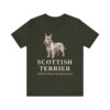 Scottish Terrier Latin Shirt, Vintage Dog Sketch Tee, Dog Latin Gift