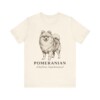 Pomeranian Latin Shirt, Vintage Dog Sketch Tee, Dog Latin Gift