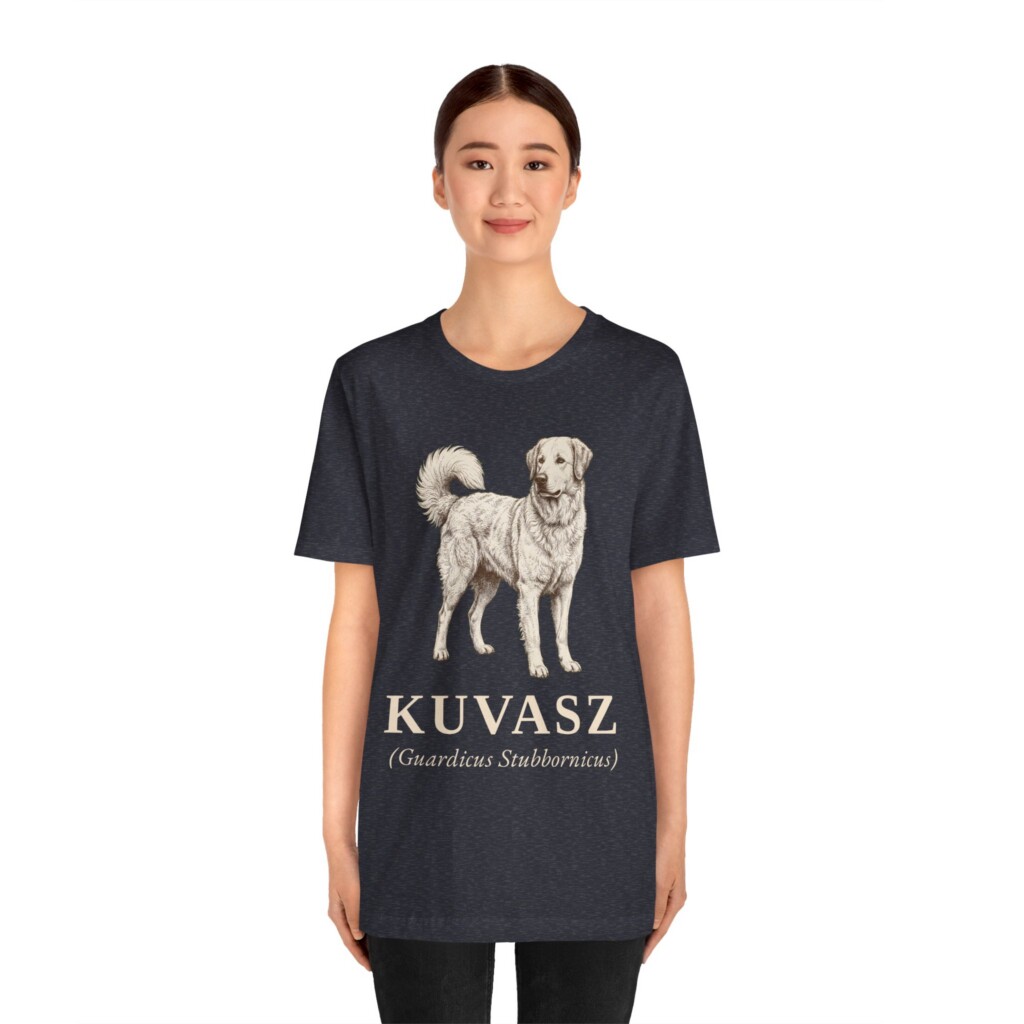 Kuvasz Latin Shirt, Vintage Dog Sketch Tee, Dog Latin Gift