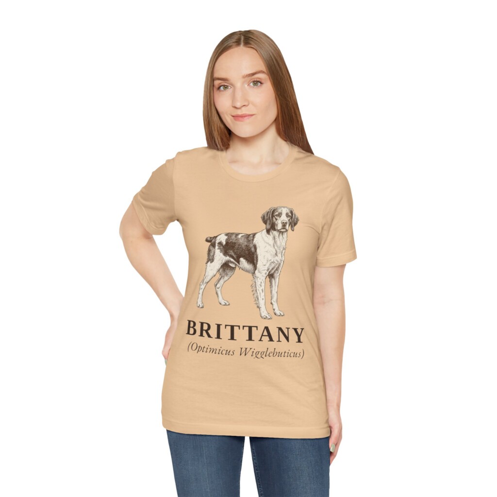 Brittany Latin Shirt, Vintage Dog Sketch Tee, Dog Latin Gift Brittany Latin Shirt, Vintage Dog Sketch Tee, Dog Latin Gift