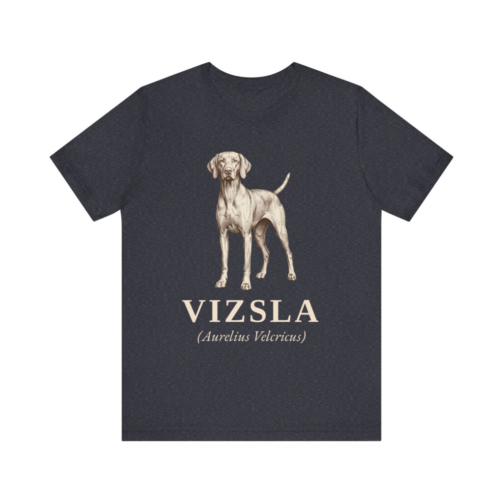 Vizsla Latin Shirt, Vintage Dog Sketch Tee, Dog Latin Gift