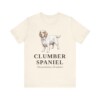 Clumber Spaniel Latin Shirt, Vintage Dog Sketch Tee, Dog Latin Gift