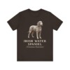 Irish Water Spaniel Latin Shirt, Vintage Dog Sketch Tee, Dog Latin Gift