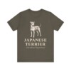 Japanese Terrier Latin Shirt, Vintage Dog Sketch Tee, Dog Latin Gift