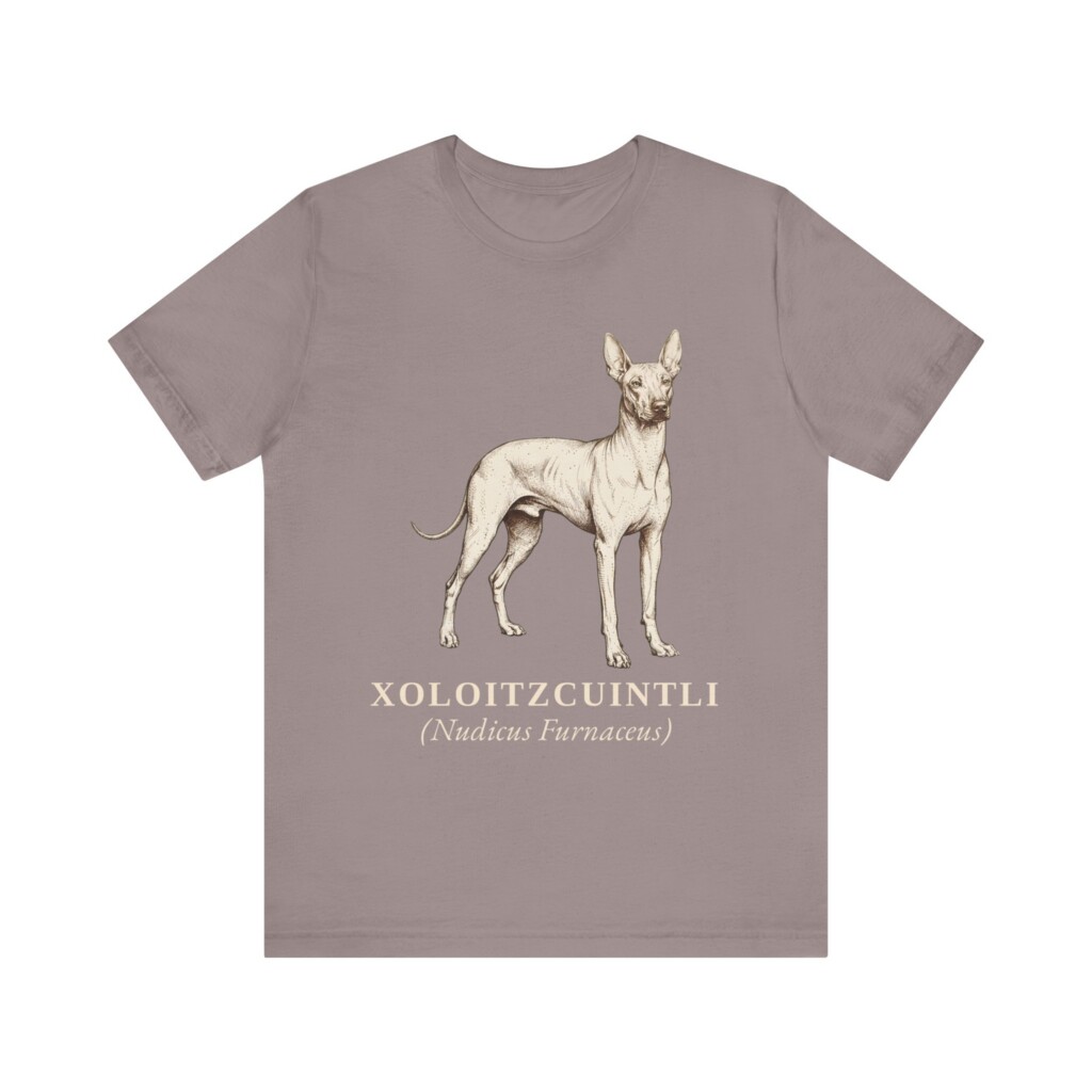 Xoloitzcuintli Latin Shirt, Vintage Dog Sketch Tee, Dog Latin Gift Xoloitzcuintli Latin Shirt, Vintage Dog Sketch Tee, Dog Latin Gift