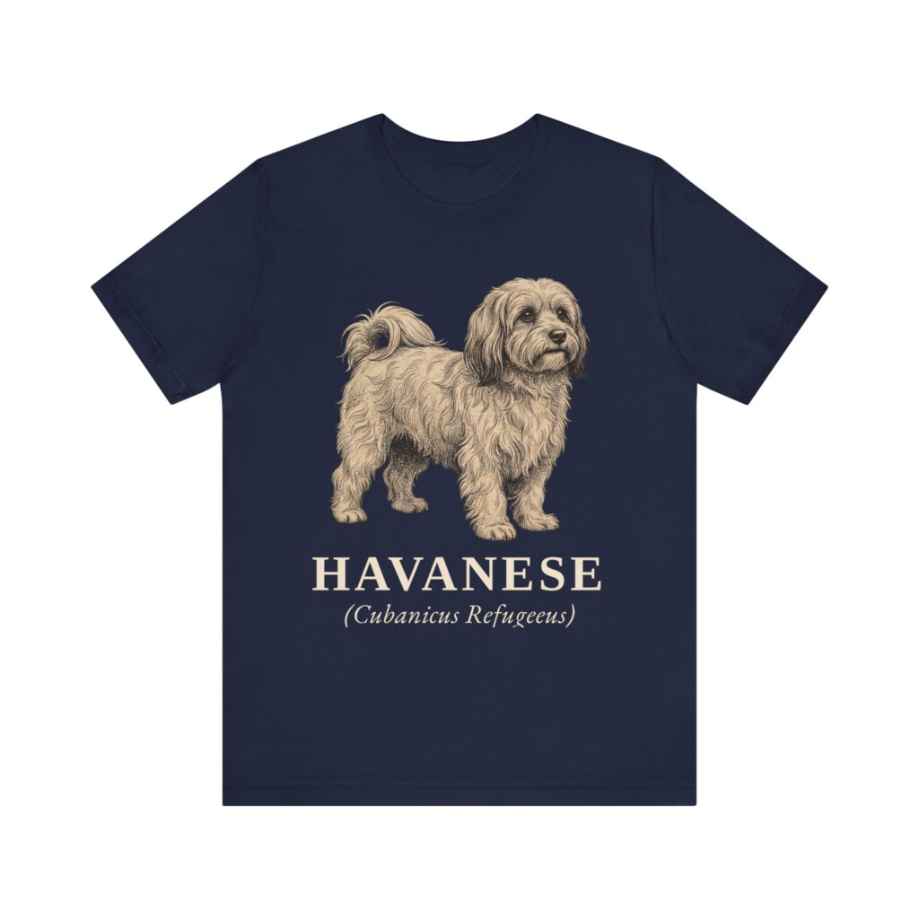 Havanese Latin Shirt, Vintage Dog Sketch Tee, Dog Latin Gift Havanese Latin Shirt, Vintage Dog Sketch Tee, Dog Latin Gift