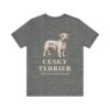 Cesky Terrier Latin Shirt, Vintage Dog Sketch Tee, Dog Latin Gift
