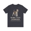 Fox Terrier (Wire) Latin Shirt, Vintage Dog Sketch Tee, Dog Latin Gift Fox Terrier (Wire) Latin Shirt, Vintage Dog Sketch Tee, Dog Latin Gift
