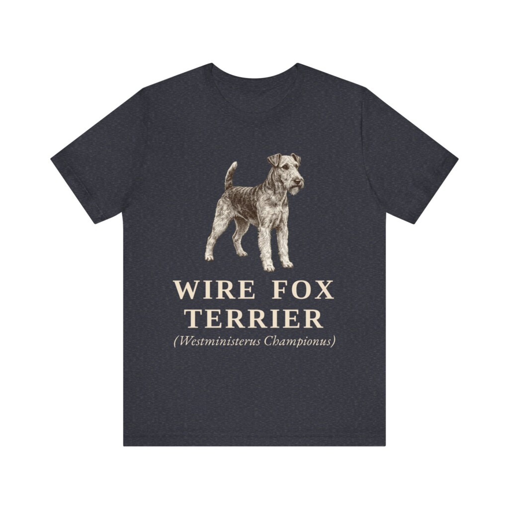 Fox Terrier (Wire) Latin Shirt, Vintage Dog Sketch Tee, Dog Latin Gift Fox Terrier (Wire) Latin Shirt, Vintage Dog Sketch Tee, Dog Latin Gift