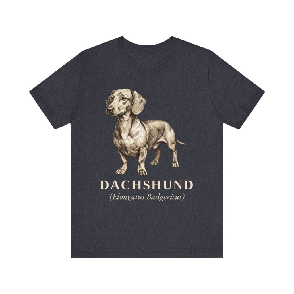 Dachshund Latin Shirt, Vintage Dog Sketch Tee, Dog Latin Gift Dachshund Latin Shirt, Vintage Dog Sketch Tee, Dog Latin Gift
