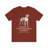 American Staffordshire Terrier Latin Shirt, Vintage Dog Sketch Tee, Dog Latin Gift