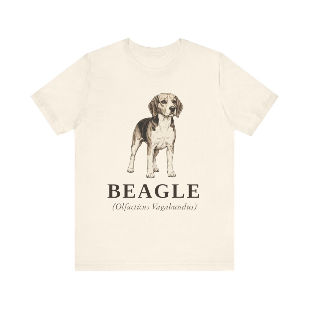 Beagle Latin Shirt, Vintage Dog Sketch Tee, Dog Latin Gift Beagle Latin Shirt, Vintage Dog Sketch Tee, Dog Latin Gift