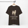 Finnish Spitz Latin Shirt, Vintage Dog Sketch Tee, Dog Latin Gift Finnish Spitz Latin Shirt, Vintage Dog Sketch Tee, Dog Latin Gift