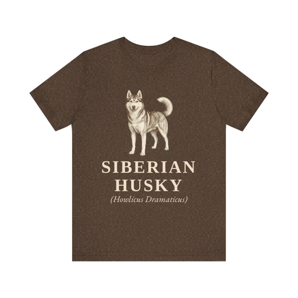 Siberian Husky Latin Shirt, Vintage Dog Sketch Tee, Dog Latin Gift Siberian Husky Latin Shirt, Vintage Dog Sketch Tee, Dog Latin Gift