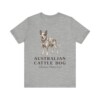Australian Cattle Dog Latin Shirt, Vintage Dog Sketch Tee, Dog Latin Gift