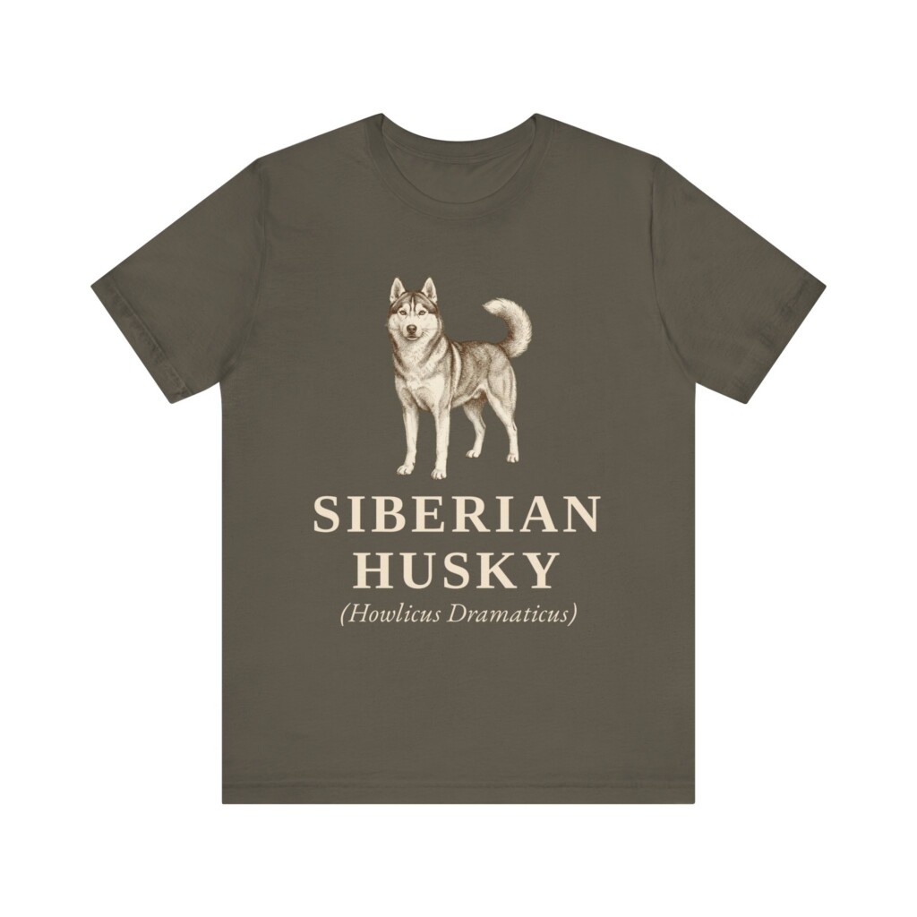 Siberian Husky Latin Shirt, Vintage Dog Sketch Tee, Dog Latin Gift Siberian Husky Latin Shirt, Vintage Dog Sketch Tee, Dog Latin Gift