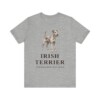 Irish Terrier Latin Shirt, Vintage Dog Sketch Tee, Dog Latin Gift
