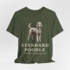 Standard Poodle Latin Shirt, Vintage Dog Sketch Tee, Dog Latin Gift