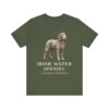 Irish Water Spaniel Latin Shirt, Vintage Dog Sketch Tee, Dog Latin Gift
