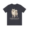 Pomeranian Latin Shirt, Vintage Dog Sketch Tee, Dog Latin Gift