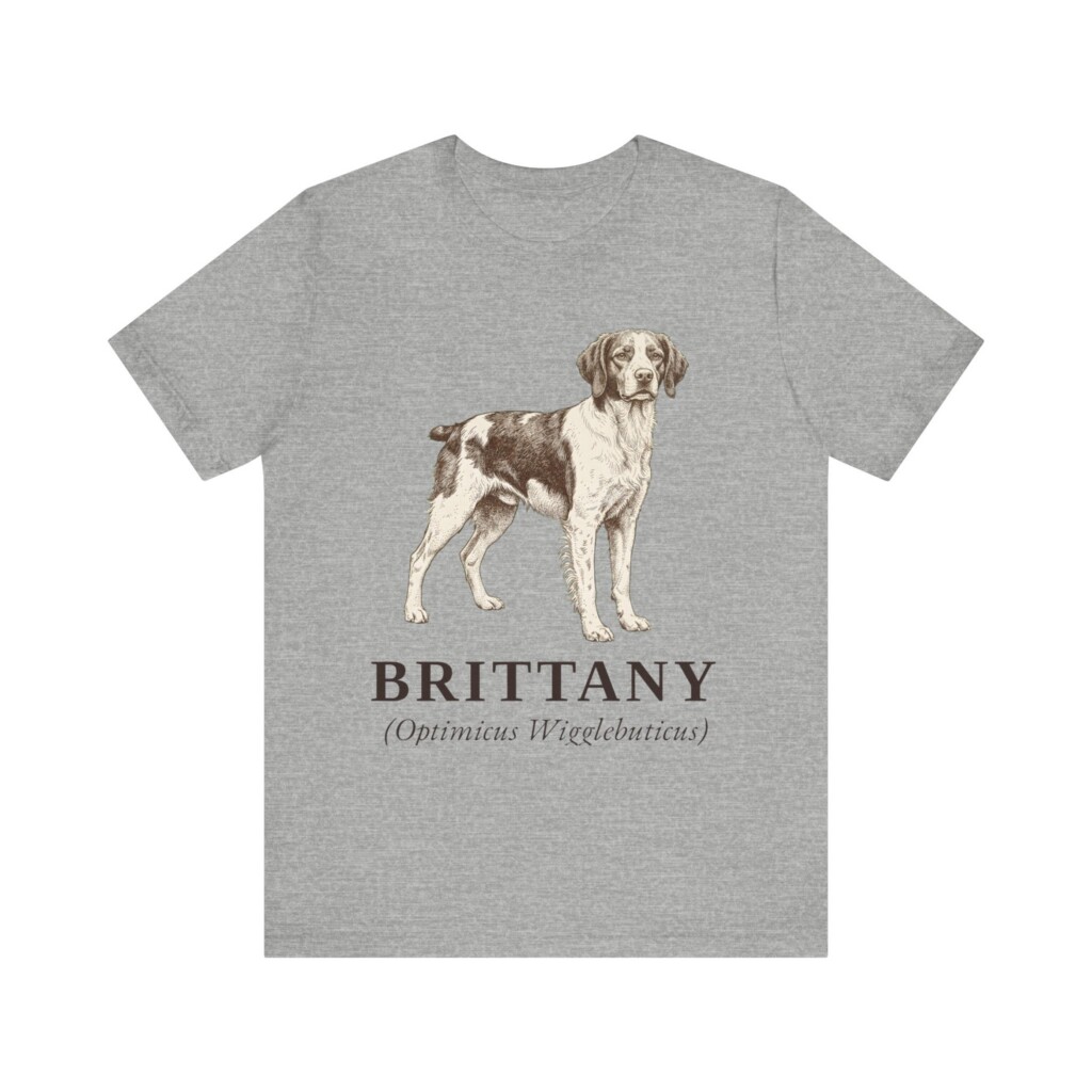 Brittany Latin Shirt, Vintage Dog Sketch Tee, Dog Latin Gift Brittany Latin Shirt, Vintage Dog Sketch Tee, Dog Latin Gift