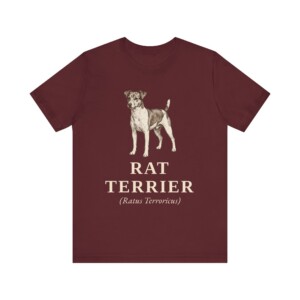Rat Terrier Latin Shirt, Vintage Dog Sketch Tee, Dog Latin Gift Rat Terrier Latin Shirt, Vintage Dog Sketch Tee, Dog Latin Gift