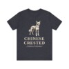 Chinese Crested Latin Shirt, Vintage Dog Sketch Tee, Dog Latin Gift