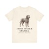 Irish Water Spaniel Latin Shirt, Vintage Dog Sketch Tee, Dog Latin Gift