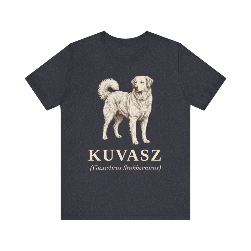 Kuvasz Latin Shirt, Vintage Dog Sketch Tee, Dog Latin Gift