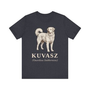 Kuvasz Latin Shirt, Vintage Dog Sketch Tee, Dog Latin Gift