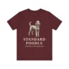 Standard Poodle Latin Shirt, Vintage Dog Sketch Tee, Dog Latin Gift
