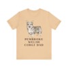 Corgi Dad Shirt, Vintage Dog Sketch Tee, Dog Dad Gift