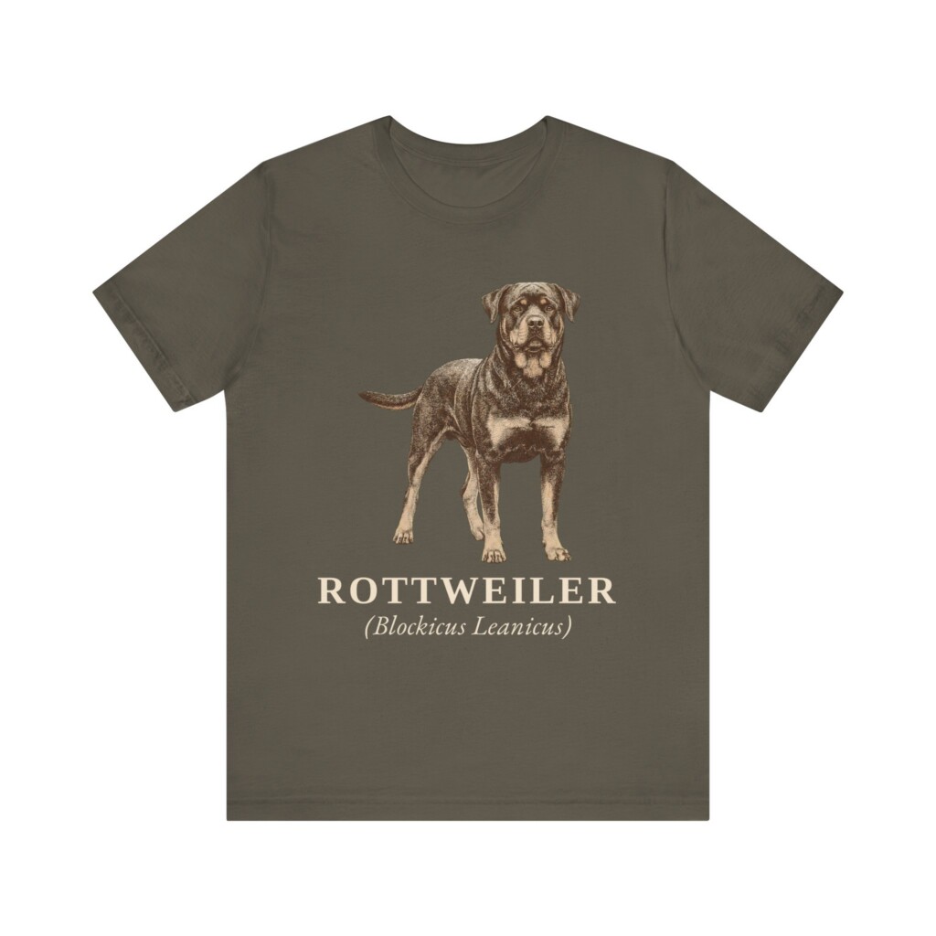 Rottweiler Latin Shirt, Vintage Dog Sketch Tee, Dog Latin Gift