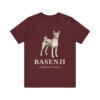 Basenji Latin Shirt, Vintage Dog Sketch Tee, Dog Latin Gift