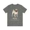 Pug Latin Shirt, Vintage Dog Sketch Tee, Dog Latin Gift