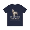 Scottish Terrier Latin Shirt, Vintage Dog Sketch Tee, Dog Latin Gift