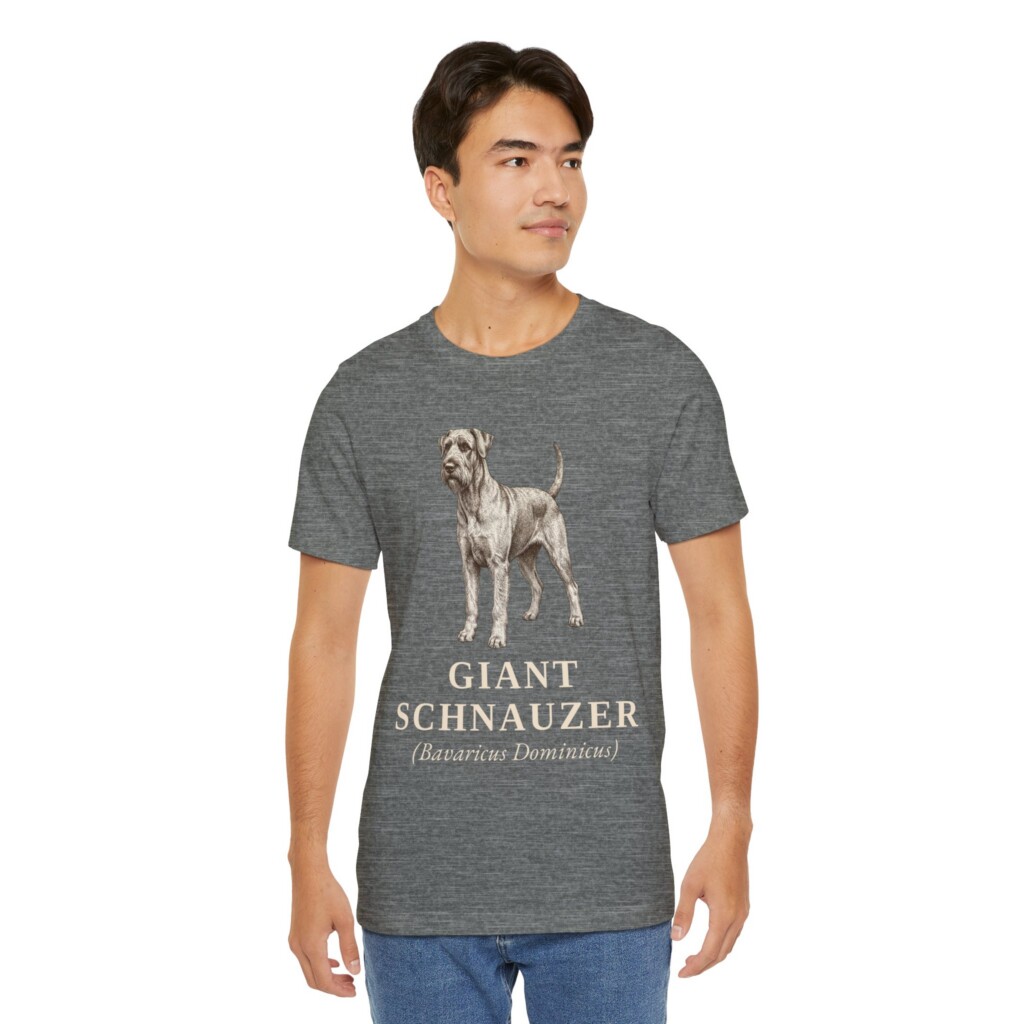 Giant Schnauzer Latin Shirt, Vintage Dog Sketch Tee, Dog Latin Gift Giant Schnauzer Latin Shirt, Vintage Dog Sketch Tee, Dog Latin Gift