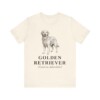 Golden Retriever Latin Shirt, Vintage Dog Sketch Tee, Dog Latin Gift