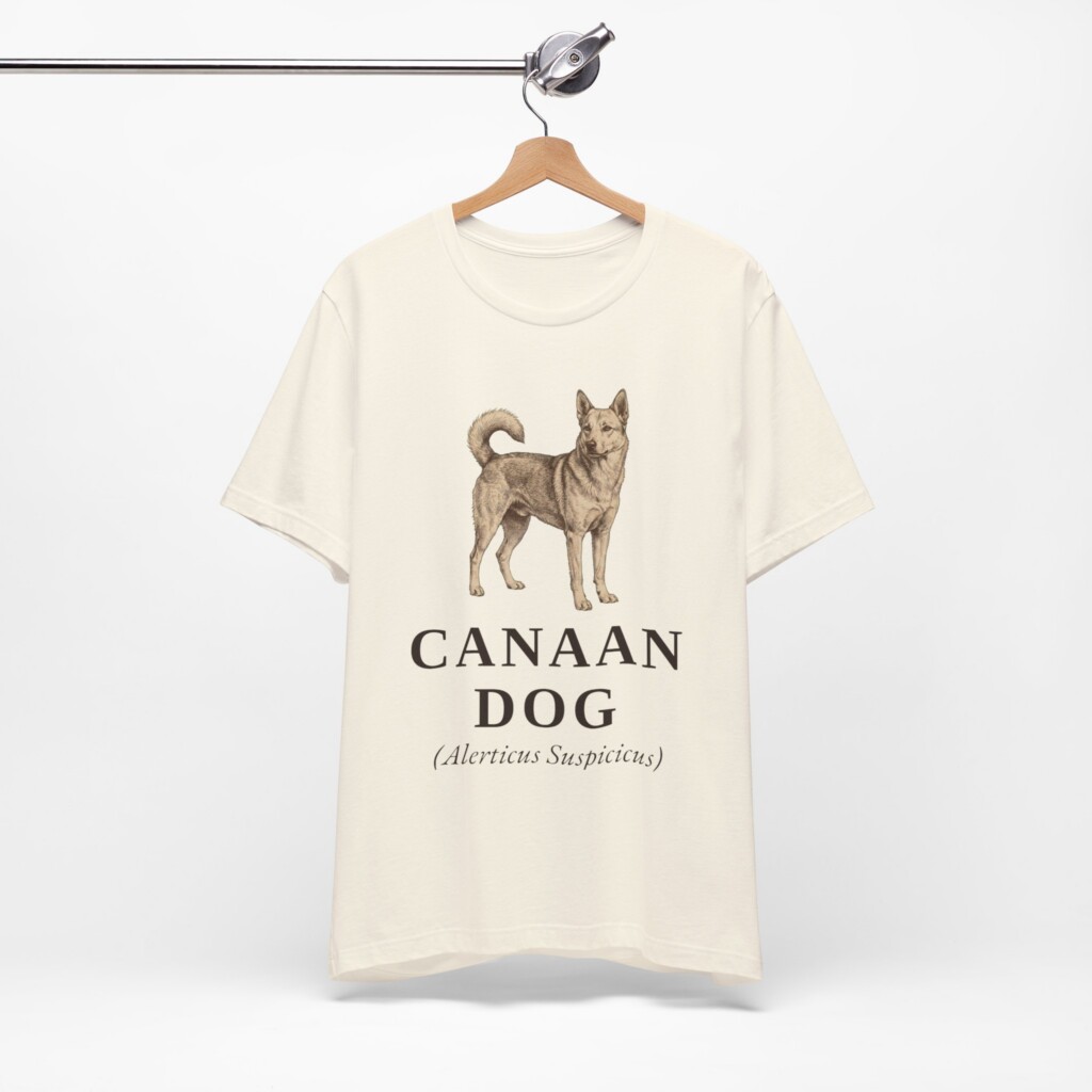 Canaan Dog Latin Shirt, Vintage Dog Sketch Tee, Dog Latin Gift Canaan Dog Latin Shirt, Vintage Dog Sketch Tee, Dog Latin Gift
