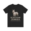 Scottish Terrier Latin Shirt, Vintage Dog Sketch Tee, Dog Latin Gift