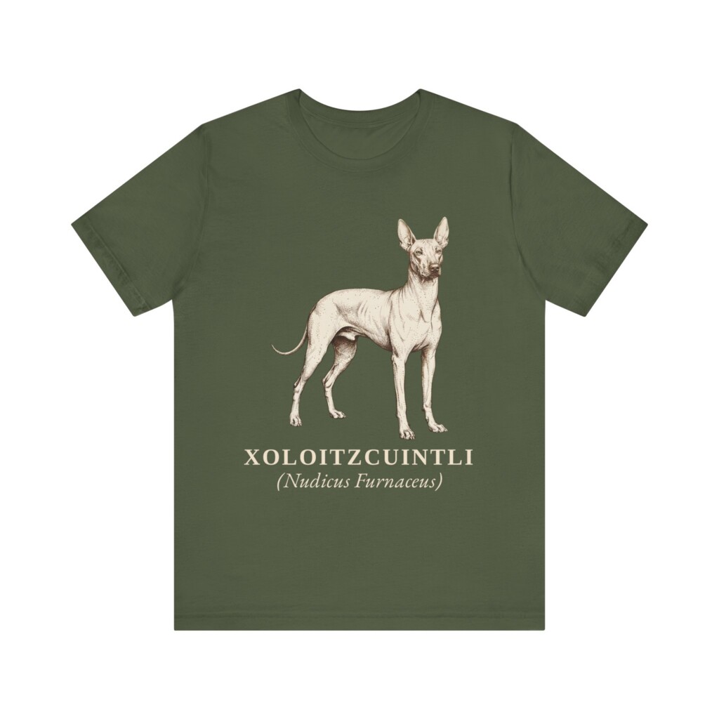 Xoloitzcuintli Latin Shirt, Vintage Dog Sketch Tee, Dog Latin Gift Xoloitzcuintli Latin Shirt, Vintage Dog Sketch Tee, Dog Latin Gift