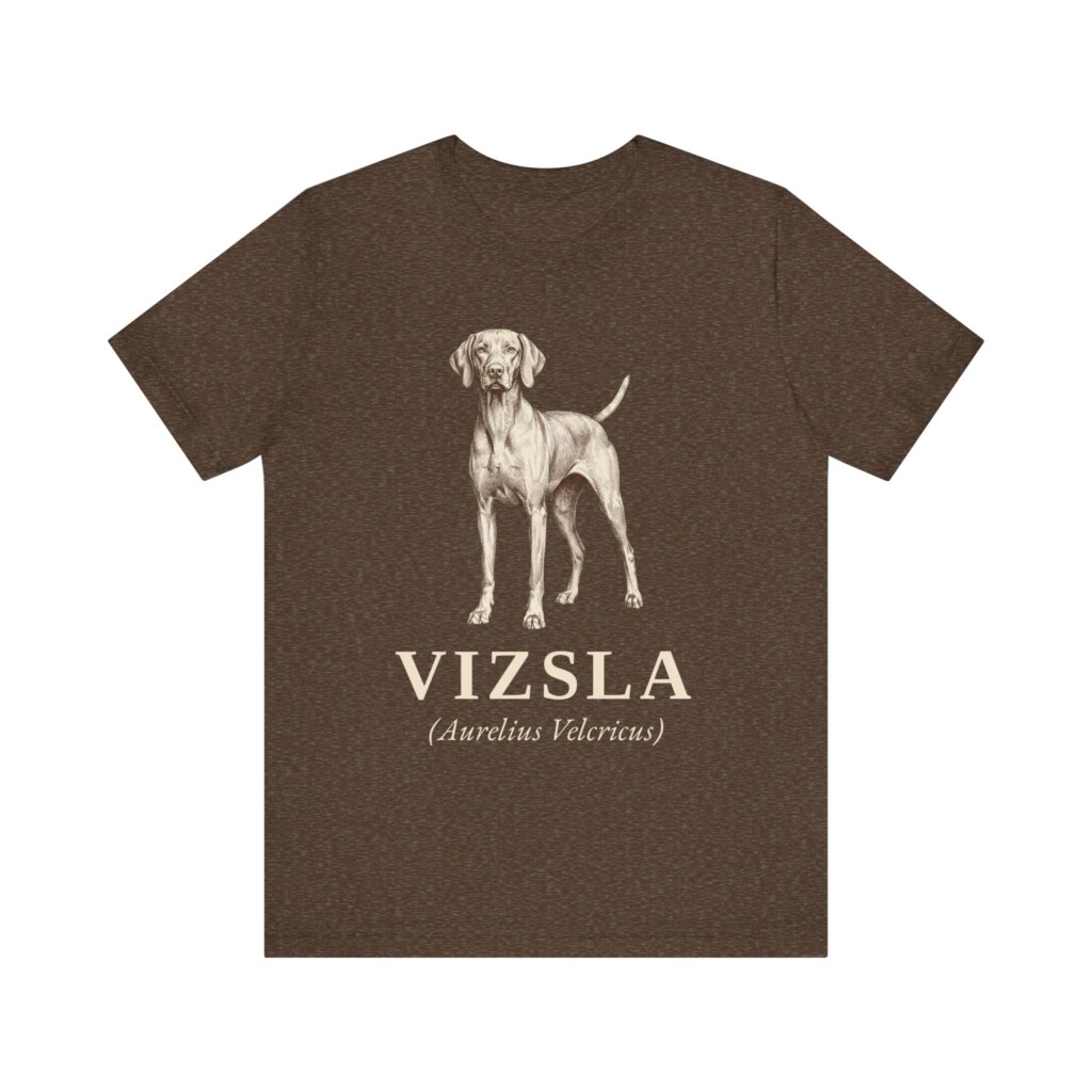 Vizsla Latin Shirt, Vintage Dog Sketch Tee, Dog Latin Gift