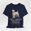 Soft Coated Wheaten Terrier Latin Shirt, Vintage Dog Sketch Tee, Dog Latin Gift