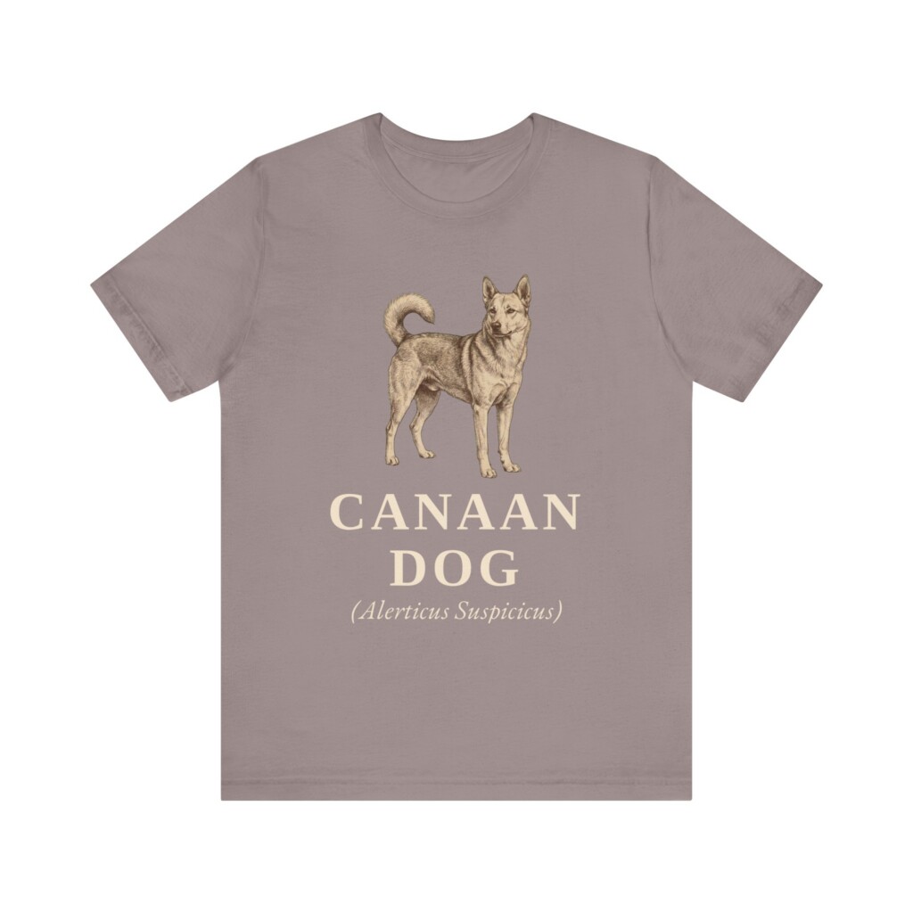 Canaan Dog Latin Shirt, Vintage Dog Sketch Tee, Dog Latin Gift Canaan Dog Latin Shirt, Vintage Dog Sketch Tee, Dog Latin Gift