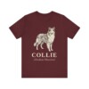 Collie Latin Shirt, Vintage Dog Sketch Tee, Dog Latin Gift
