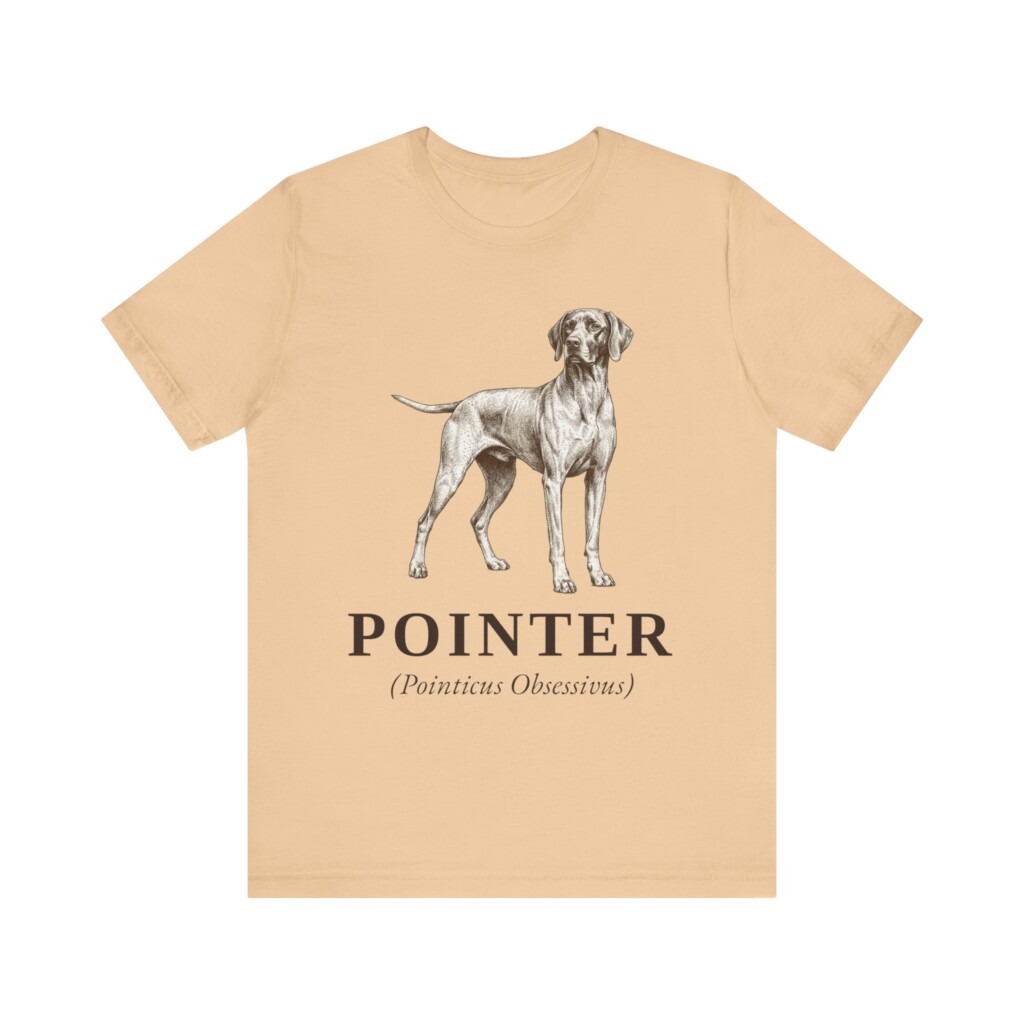 Pointer Latin Shirt, Vintage Dog Sketch Tee, Dog Latin Gift