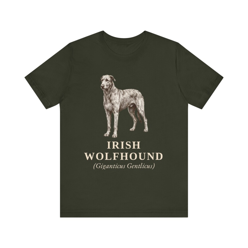 Irish Wolfhound Latin Shirt, Vintage Dog Sketch Tee, Dog Latin Gift Irish Wolfhound Latin Shirt, Vintage Dog Sketch Tee, Dog Latin Gift